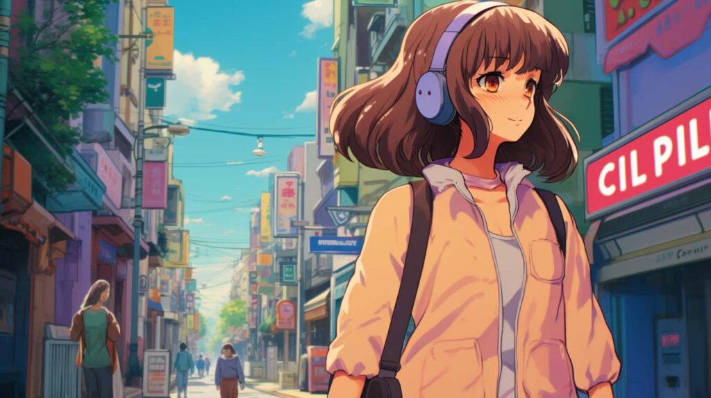 Relax Lofi Gril in the City