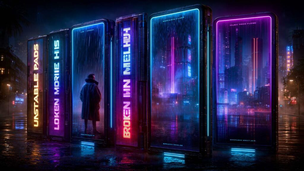 Cyberpunk Ambient Music for Reading and Coding