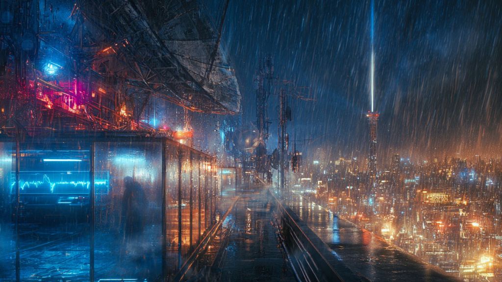 Someone Was Still Listening: Dark Cyberpunk Ambient From a Network That Never Went Silent