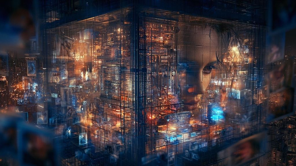 Follow the signals through burned-out hackers, artificial ghosts, synthetic memories and dead networks
