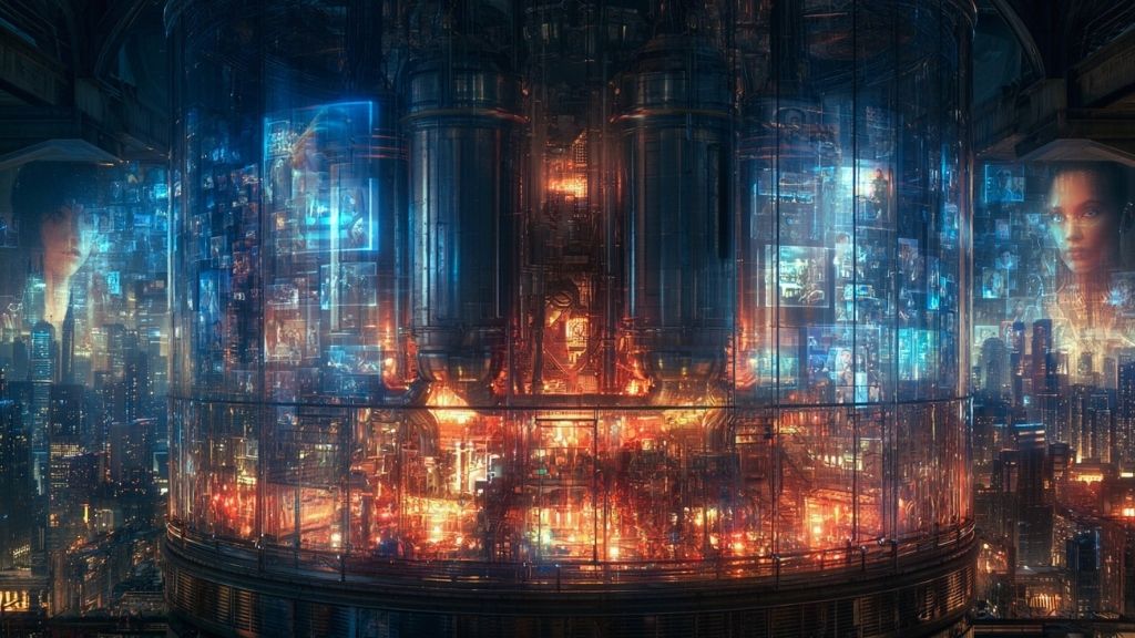 The line between inspiration and imitation is as Blade Runner and Neuromancer